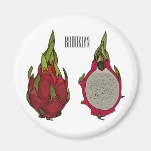 Íman Ilustração de desenho de fruta do dragão