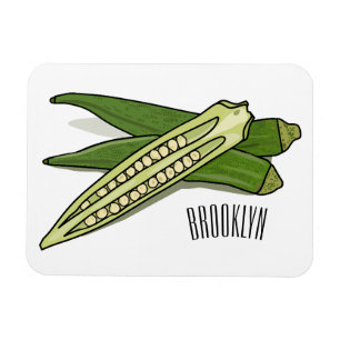 Íman Ilustração de desenho de Okra