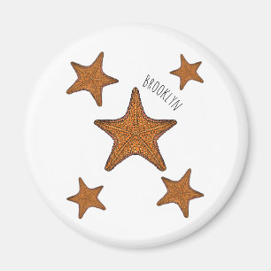 Íman Ilustração de desenho de Starfish