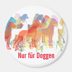 Íman Ilustração de Dogue Alemão