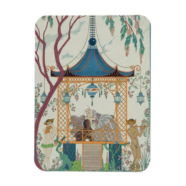 Íman Ilustração de "Fetes Galantes" por Paul Verlaine (Vertical)