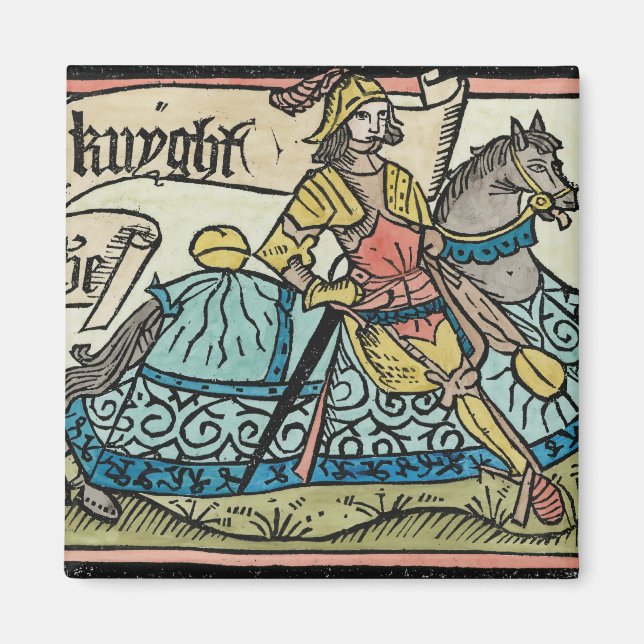 Íman Ilustração de "Os Contos de Canterbury" (Frente)