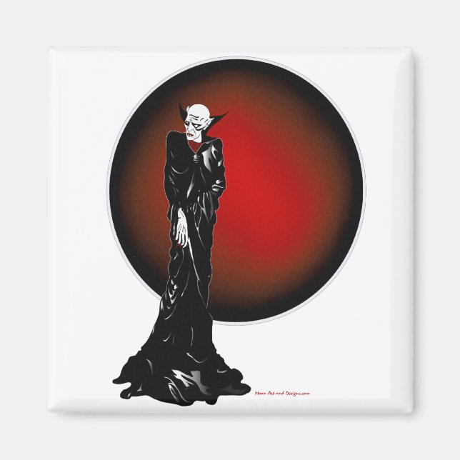 Íman Ilustração de Pensamentos Escuros (Frente)