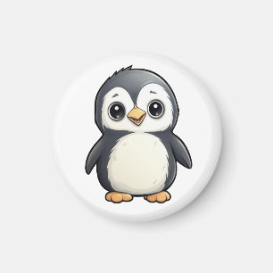 Íman Ilustração de pinguim de desenho animado