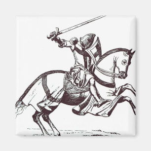 Íman Ilustração de um cavaleiro Templar