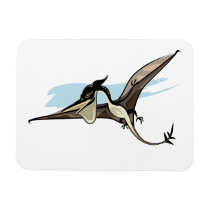 Íman Ilustração De Um Dinossauro Pteranodon.