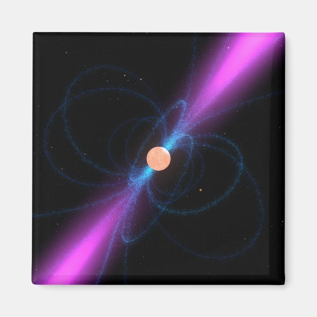Íman Ilustração de um pulsar (Frente)