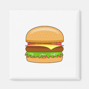 Íman Ilustração de Vetor de Burger