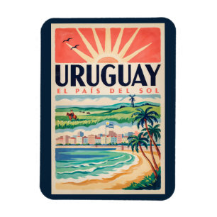 Íman Ilustração de Viagem de Arte Vintage da Cultura do
