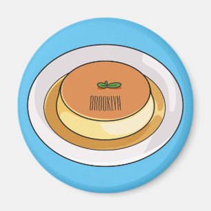 Íman ilustração do caramelo do creme