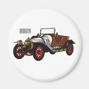 Íman Ilustração do desenho animado Classic car 1920