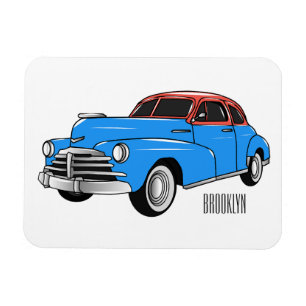 Íman Ilustração do desenho animado Classic car 1948