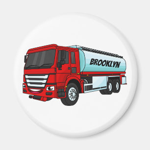 Íman Ilustração do desenho animado do transporte de c