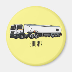 Íman Ilustração do desenho animado do transporte de cam