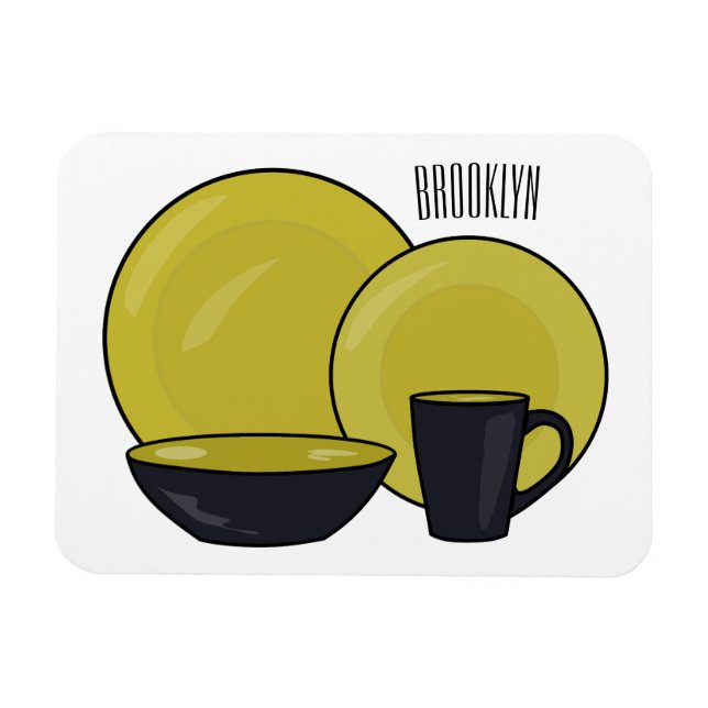 Íman ilustração do desenho de desenho de tabela (Horizontal)