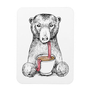 Íman Ilustração do design do café das necessidades d