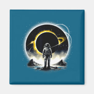 Íman Ilustração do Eclipse Espacial do Planeta da Ciênc