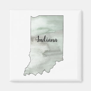 Íman Ilustração do Estado de Indiana