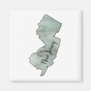 Íman Ilustração do Estado de Nova Jersey
