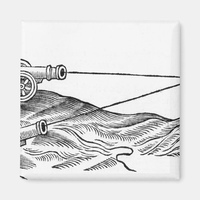 Íman Ilustração do Fogo Canhão (Frente)