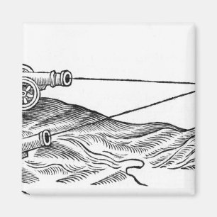 Íman Ilustração do fogo de canhão