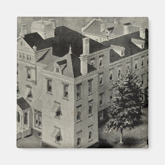 Íman Ilustração do Hartford Connecticut (Frente)