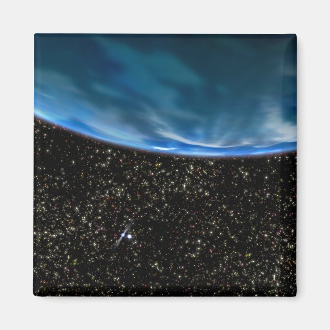 Íman Ilustração do horizonte da Terra (Frente)