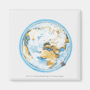 Íman Ilustração do satélite que orbita a terra
