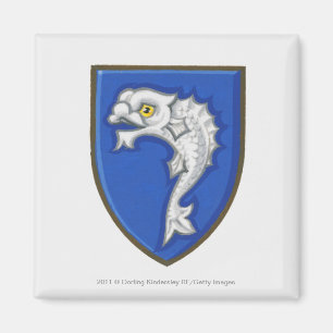 Íman Ilustração do símbolo heráldico dos peixes no