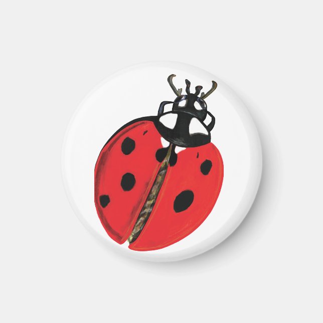 Íman Ilustração Lady Bug (Frente)