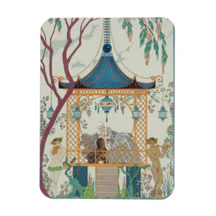 Íman Ilustração para "Fetes Galantes" por Paul Verlai