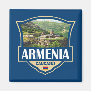 Íman Ilustração Retro Insígnia Armênia
