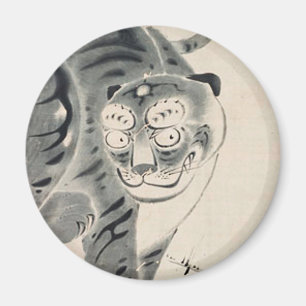 Íman Ilustração Tiger de Ito Jakuchu