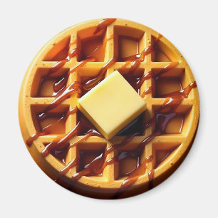 Íman Ilustração Waffle