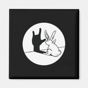 Íman Ily Rabbit Gestual Asl Surdo Perda Auditiva Consci
