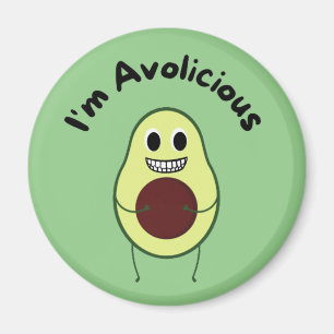 Íman I'm Avolicious - Funny Fruit Pun     