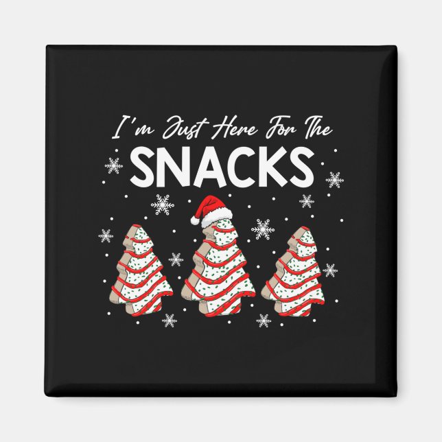Íman I'm Just Here For The Snacks Christmas Cakes Debbi (Frente)