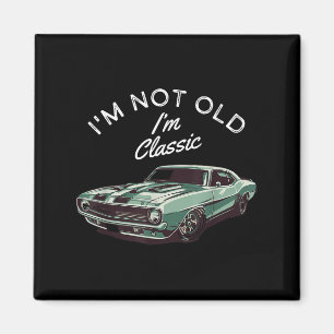 Íman Im Não Antigo Im Clicar Em Vintage Muscular Car