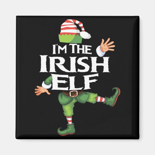 Íman Im The Irish Elf Christmas Eve Xmas Elf Squad Cos  (Frente)