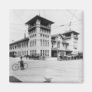 Íman Ímã 1910 do SC de Charleston da estação da uni