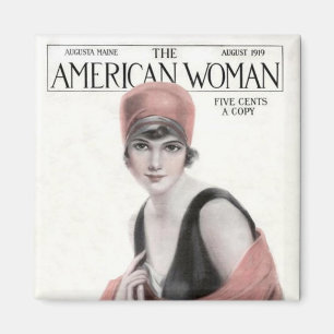 Íman Ímã 1919 americano do compartimento da mulher do