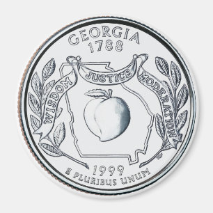 Íman Ímã 1999 do quarto do estado de Geórgia
