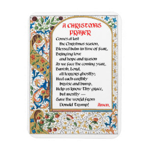 Íman Ímã #1 da oração do Natal (Donald Trump)