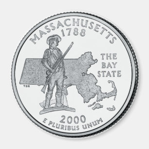 Íman Ímã 2000 do quarto do estado de Massachusetts