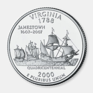 Íman Ímã 2000 do quarto do estado de Virgínia