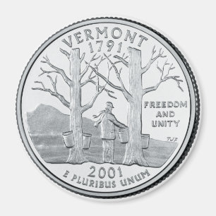 Íman Ímã 2001 do quarto do estado de Vermont