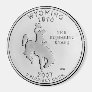 Íman Ímã 2007 do quarto do estado de Wyoming
