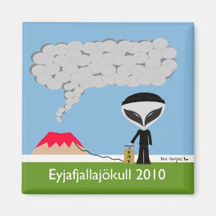 Íman Ímã 2010 do vulcão de Islândia