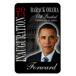 Íman Ímã 2013 comemorativo de Barack Obama Inaguratio