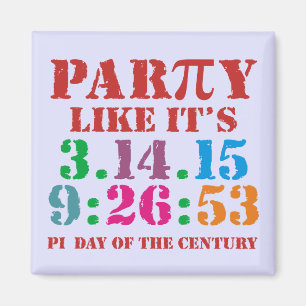 Íman Ímã 2015 do dia do Pi 3.14.15 9:26: 53